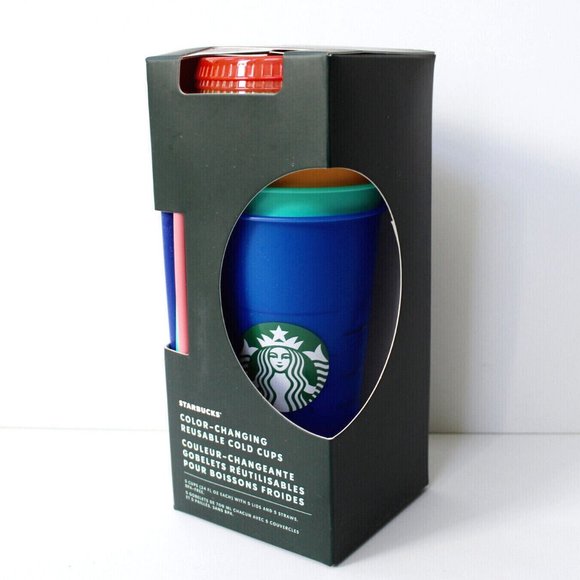 Starbucks Color-Changing Reusable Cold Cups 5-Pack